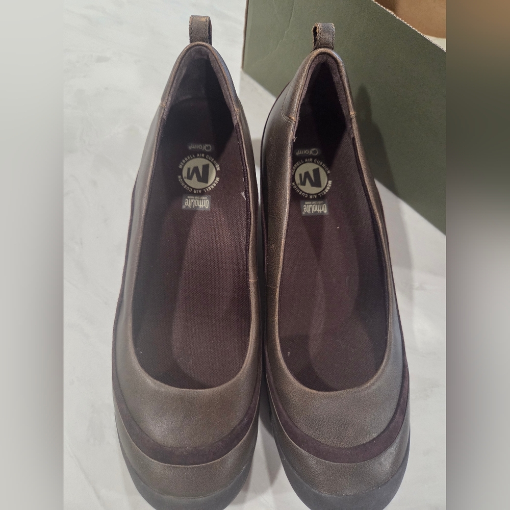 NEW Merrell Women's Dark Brown Air Cushion  PLAZA Comfort Shoes - Picture 2 of 7